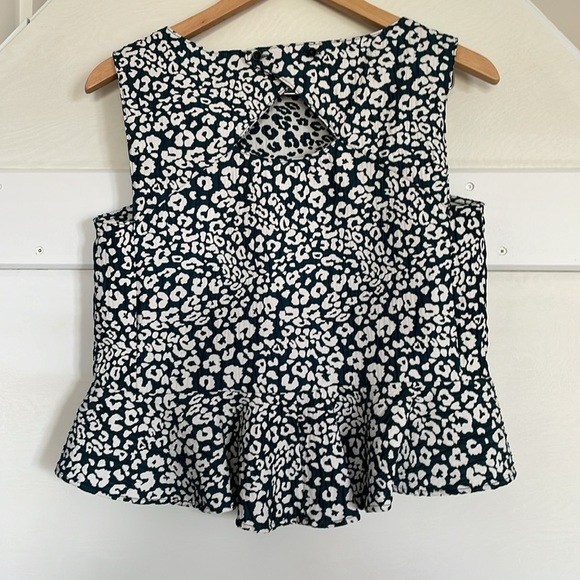 Zara peplum top, Sz S - Picture 4 of 6